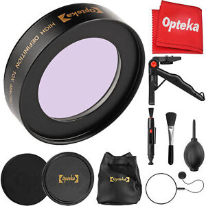 Opteka 10x Macro Lens for Canon EOS 70D, 77D, 80D, 90D with 18-135mm IS (67mm)