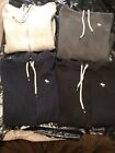 Lot of Four (4) Abercrombie and Fitch Full Zip Hoodies Pockets XL Exc. Condition