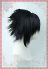 For Cosplay Sasuke Uchiha Black Short 30CM Layered Wig + Wig Cap Halloween
