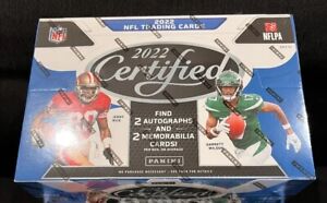 2022 Panini Certified Football 1st Off the Line FOTL Hobby Box Factory Sealed📈