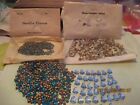 CZECH RHINESTONE LOT.. CHATON ROSES SMALL OPEL SQUARES AND More..  TAKE A LOOK..