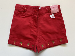 Gymboree Cherry Baby Cuffed Shorts Cherries Red Girl's Size 4T NWT