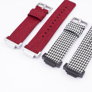 Nylon Canvas Watch Strap Fit For Casio GW-M5610 Series GLS-8900 Series Bands