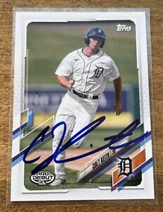 Signed 2021 Topps Pro Debut Colt Keith - In Person Auto GTP - Tigers *READ*