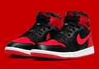 Nike Air Jordan 1 Retro High OG Satin Bred Red Black FD4810-061 Womens Size