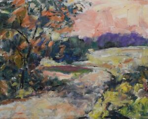 New ListingArt Oil Painting RM Mortensen Landscape 
