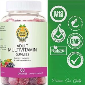 OrganicGreek Premium Natural Plant Based Multivitamin Gummies Vitamins