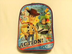 Disney Toy Story 4 Woody Buzz Lightyear Forky School Back Pack Backpack Book Bag