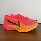Nike ZoomX Vaporfly Next% 3 Running Shoes Pink Orange DV4129-600 Men's Size 11.5