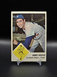 Sandy Koufax 1963 Fleer #42 Los Angeles Dodgers HOF See Pics Great Card (CB)