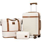 Luggage 20 Inch Carry on Luggage Sets, Expandable Suitcase Set with Spinner Whee