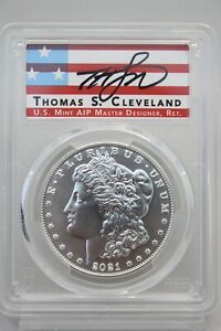 2021-D Silver Morgan Dollar 100th PCGS MS70 Advanced Release Cleveland #2832