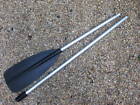 Oars (pair) with Aluminum 2-part Shaft.  Strong, Compact, Light.
