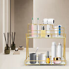 New Listing2 Tier Vanity Makeup Tray Shelf Bathroom Shower Shampoo Storage Holder Organizer