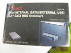 Dual INTERNAL (SATA)/EXTERNAL (USB) 2.4