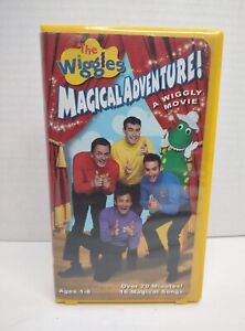 The Wiggles Magical Adventure! A Wiggly Movie Magical Songs VHS 2002