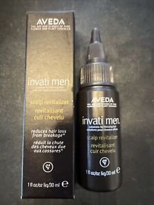 Aveda Invati Men Scalp Revitalizer ~Reduces Hair Loss From Breakage~ 1 oz, NIB