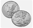 (Lot of 3) American Eagle 2021 W One Ounce Silver Uncirculated 21EGN