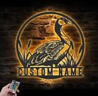Custom Goose Farmhouse Metal Wall Art LED Light,Personalized Goose Hunting Name