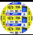 NEW Durable Southwire 250 ft. 12/2 Solid Romex SIMpull CU NM-B W/G Wire Romex
