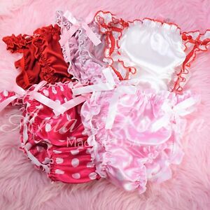 Sissy Satin Ruffled Panties for  MEN - Valentine's Edition ruffled string bikini