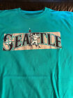Seattle Mariners Old school logo t shirt Baseballism L aquamarine Mint