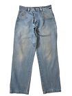 FUBU VTG Baggy Jeans Carpenter Loose Fit 90s Hip Hop Light Denim Tapered 34x33