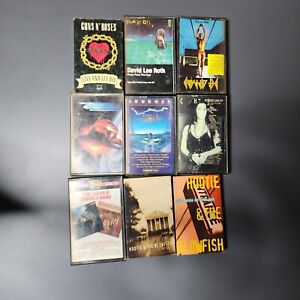1980’s 1990's Metal Rock Cassette Lot Of 9