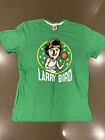 Homage Shirt Mens Green Large Boston Celtics Larry Bird 33 Basketball Classic