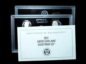 2021 United States Mint Silver Proof Set in Box w/ COA
