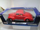 1939 FORD DELUXE COUPE 1/18 DIECAST MAISTO RED