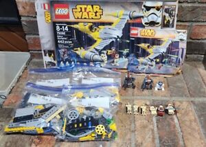 LEGO 75092 Star Wars Naboo Starfighter Complete With All Minifigs, Manual, & Box