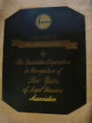Studebaker Dealer 5 Year Service Award Plaque/ W&C Motor Sales/Chester IL