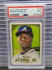 2018 Topps Gallery Ronald Acuna Jr Rookie Card RC #140 PSA 9 MINT Braves