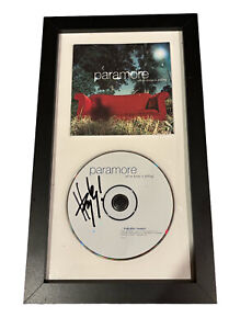 HAYLEY WILLIAMS PARAMORE ALL WE KNOW IS FALLING CD Framed Signed autograph TOUGH