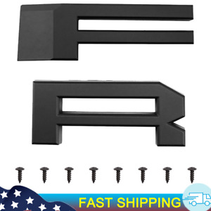 For Ford F150 F-150 Raptor Style Paramount Grille F & R Letters 2015-2017 Black