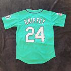 Ken Griffey Jr Seattle Mariners Throwback Jersey Stitched MENS Size LARGE