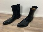 Gianni Barbato men's ankle boots leather ankle boots shoes size 44 leather sw. New