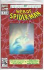 Web of Spider-Man #90 Marvel 1992  Sealed Polybag Hologram Cover NM- or better!
