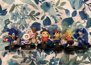 Nintendo Amiibo Figures Lot of 8 (Super Smash Bros.)