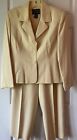 Womens Silk butter yellow size 12 pant suit