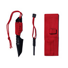 Uncharted Supply Co Prospector Fixed Blade Survival Knife Ferro Rod Firestarter