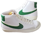 Nike Men's Blazer Mid '77 Vintage Leather Shoes White Pine Green Sail Size 9 NIB