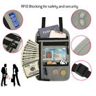 RFID Blocking Passport Vaccine Card Holder Travel Wallet Bag Security Neck Pouch