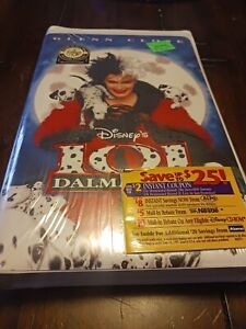 New Listing101 Dalmatians VHS 1997 Disney Video Collection Clam Shell New In Sealed Package