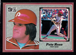 PETE ROSE 1983 DONRUSS ACTION ALL-STARS CARD #31 HIT KING REDS PHILLIES