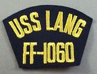US Navy Cap Patch USS Lang  FF-1060