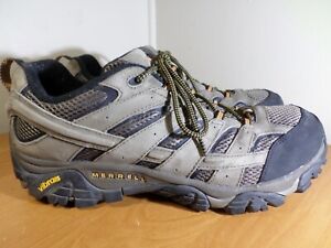 Merrell Men Size 12 (Wide)  Moab 2 Ventilator Vibram Leather Hiking Shoes J06011