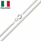 S925 Sterling Silver Curb Cuban Men's Women's 1.8MM Chain Necklace 925 Italy