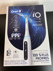 Oral-B iO Series 5 Limited Electric Toothbrush with (3) Brush Head, Rechargeable